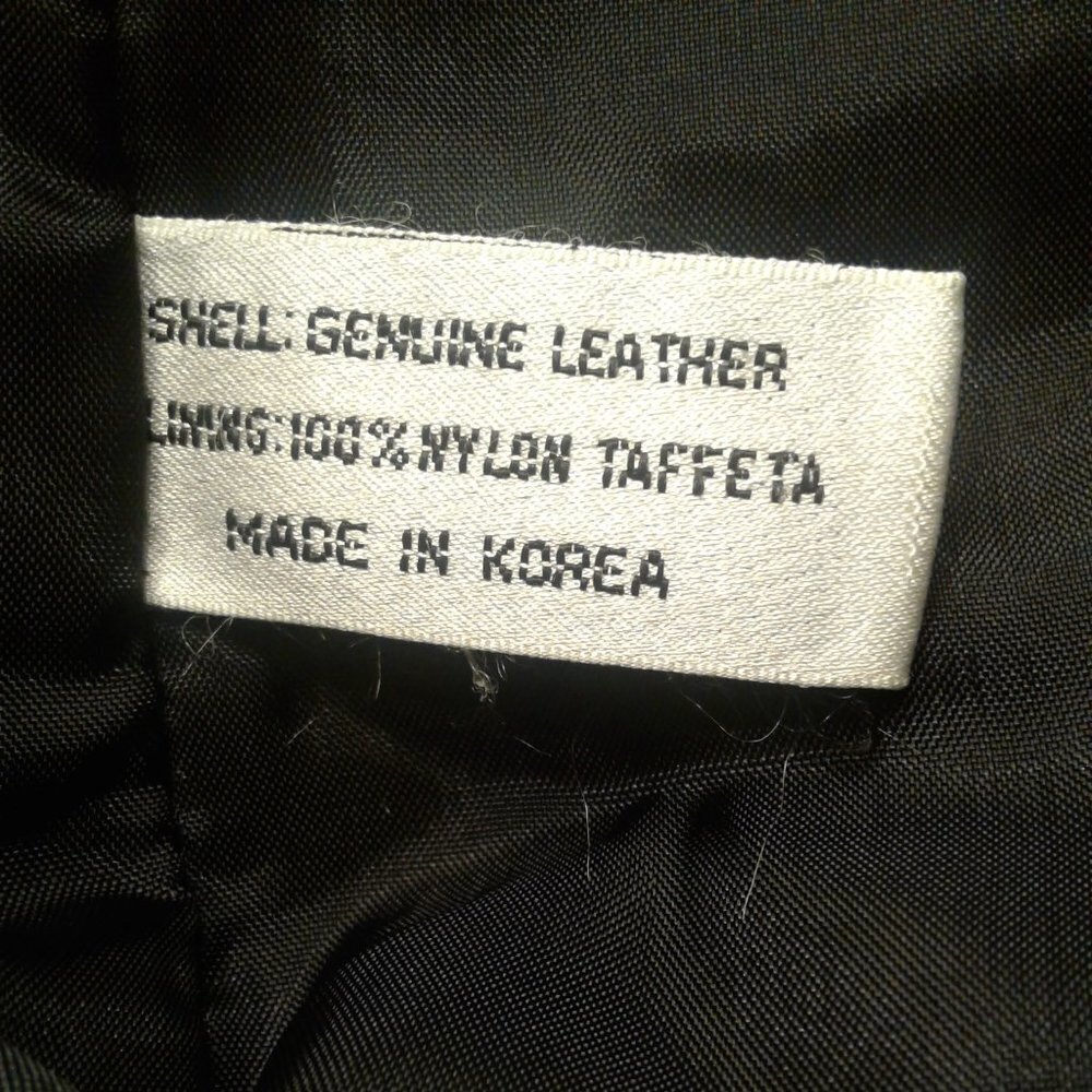 Black Leather Short Pencil Skirt by Choice Leather - Picture 6 of 8
